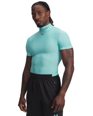 UA x Mansory HeatGear® Men's Compression Mock Short Sleeve