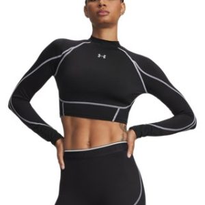 HeatGear® NEOLAST™ Women's Crop Mock Long Sleeve