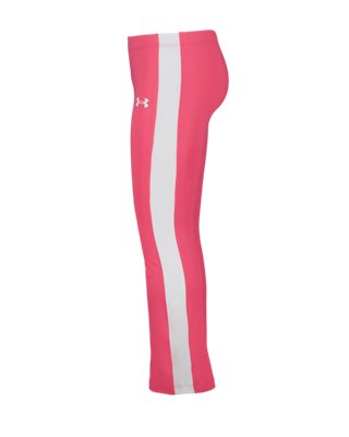 UA Glitter Logo & Side-Stripe Infant Girls' Short Sleeve & Yoga Pants Set - Image 5