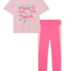 UA Colorblock Infant Girls' T-Shirt & Leggings Set