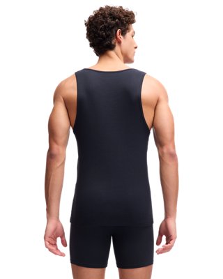 UA Performance Cotton Rib Men's 2-Pack Tank Undershirt - Image 2