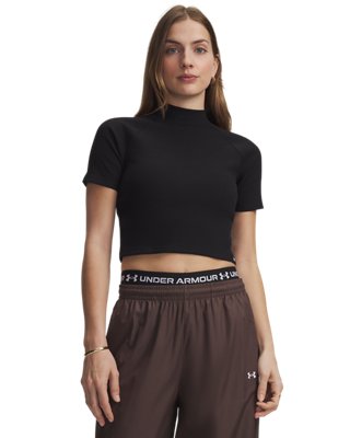 UA Rival Rib Women's Mock Short Sleeve