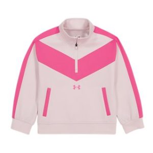 UA Colorblock Stretch Girls' ¼ Zip