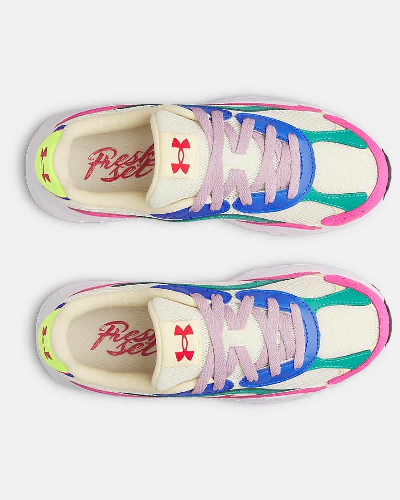 UA Tech Runner Fresh Set Grade School Sportstyle Shoes - Image 4