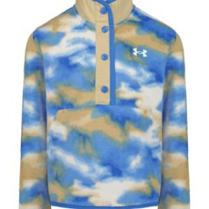 UA Printed Microfleece Little Boys' ½ Snap Collar Pullover