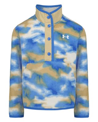 UA Printed Microfleece Little Boys' ½ Snap Collar Pullover