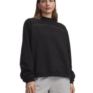 UA Icon Fleece Wordmark Mock Neck Women's Long Sleeve