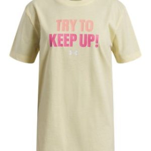 UA Verbiage Girls' Oversized Short Sleeve