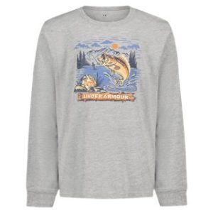 UA Hooked Cuff Boys' Long Sleeve