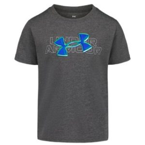 UA Puff Chrome Logo Little Boys' Short Sleeve