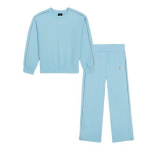 UA Rival Fleece Lurex Piping Little Girls' Set