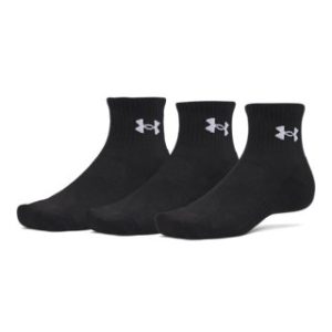 UA Performance Cotton Unisex 3-Pack Quarter Socks