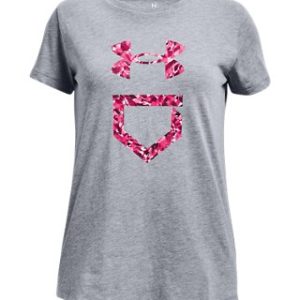 UA Plate Fill Girls' Short Sleeve