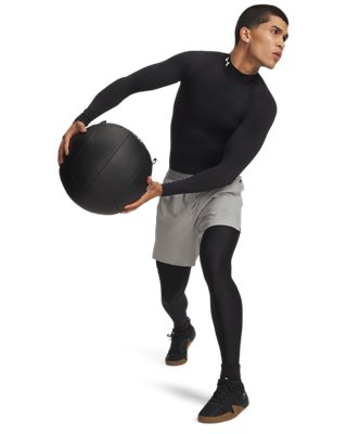 HeatGear® Men's Compression Mock Long Sleeve - Image 4