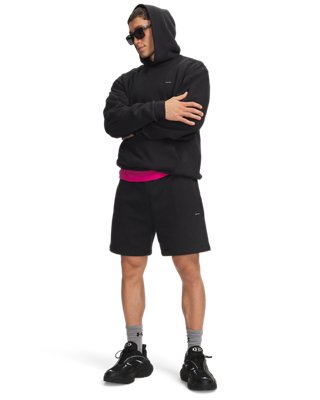 UA Icon Fleece Wash Men's Shorts - Image 4