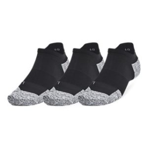 UA ArmourDry® Unisex Run Cushion 3-Pack No Show Socks
