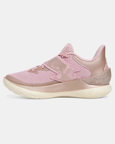 Curry Fox 1 'Reign Rose' Grade School Basketball Shoes - Image 2