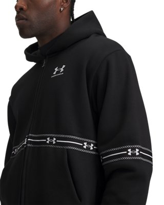 UA Icon Fleece Taped Men's Full Zip - Image 4