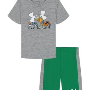UA Tech™ Multi Sport Logo Little Boys' Shorts Set