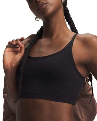 UA Seamless Cotton Low Women's Sports Bra - Image 4