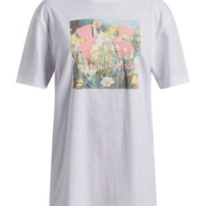 UA Floral Photo Big Logo Girls' Oversized Short Sleeve