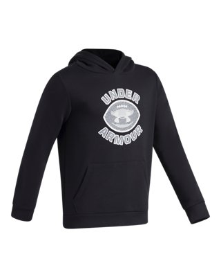 UA Rival Fleece FB Graphic Boys' Hoodie - Image 4