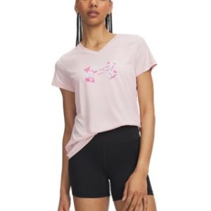 UA Tech™ Twist Floral Graphic Women's Short Sleeve
