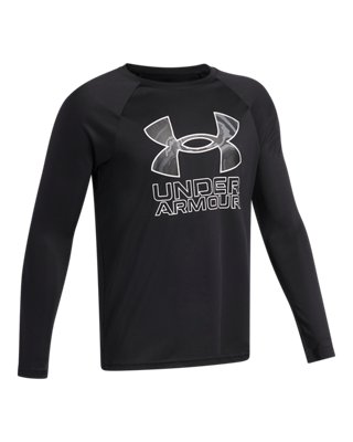 UA Tech™ Hybrid Print Boys' Long Sleeve - Image 4