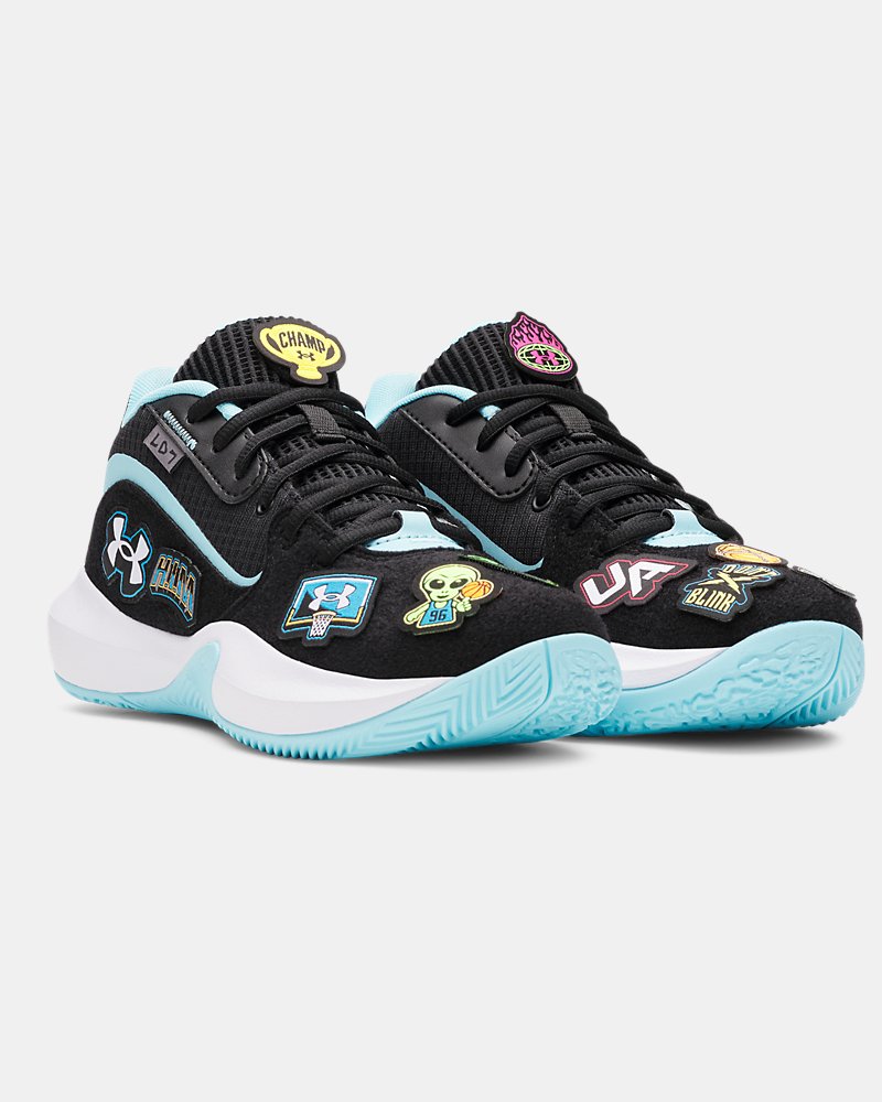 UA Lockdown 7 VC Grade School Basketball Shoes - Image 6