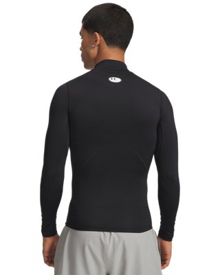 HeatGear® Men's Compression Mock Long Sleeve - Image 2