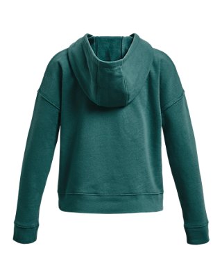 Project Rock Heavyweight Terry Brahma Bull Girls' Hoodie - Image 2