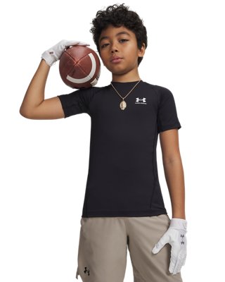 HeatGear® Armour Boys' Short Sleeve