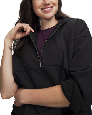 UA Icon Fleece: Reinvented Women's ½ Zip Hoodie - Image 4