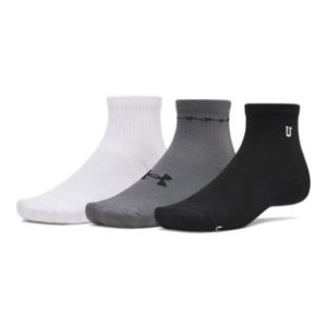 UA Essential Unisex 3-Pack Quarter Socks