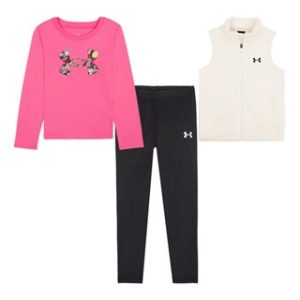 UA Sherpa Toddler Girls' 3-Piece Vest Set