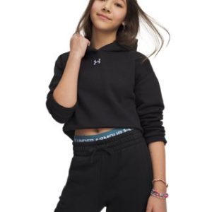 UA Rival Fleece Girls' Crop Hoodie