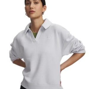 UA Rival Fleece Women's Long Sleeve Polo