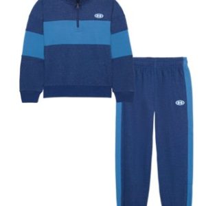 UA Colorblock Infant Boys' ¼ Zip Set