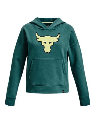 Project Rock Heavyweight Terry Brahma Bull Girls' Hoodie