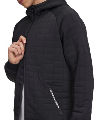 UA Unstoppable Fleece Textured Men's Full Zip - Image 4