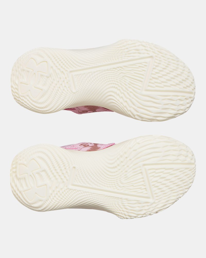 Curry Fox 1 'Reign Rose' Grade School Basketball Shoes - Image 6
