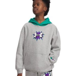 UA Rival Fleece Graphics Boys' Hoodie