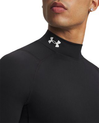 HeatGear® Men's Compression Mock Long Sleeve - Image 5