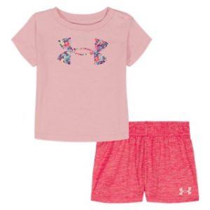UA Ditsy Logo Newborn Girls' Set