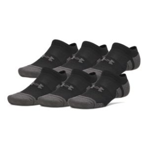 UA Performance Tech Unisex 6-Pack No Show Socks