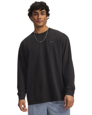 UA Heavyweight Wash Men's Oversized Long Sleeve