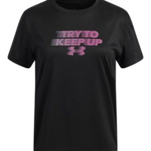 UA Tech™ Keep Up Graphic Girls' Short Sleeve