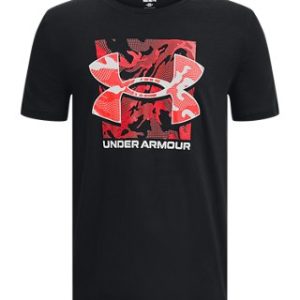 UA Box Logo Camo Boys' Short Sleeve T-Shirt