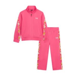 UA Rival Print Trim Tricot Little Girls' Track Set