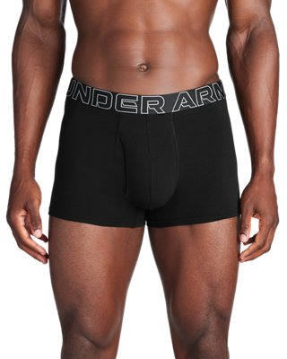 UA Performance Cotton Men's 3" 3-Pack Boxerjock®